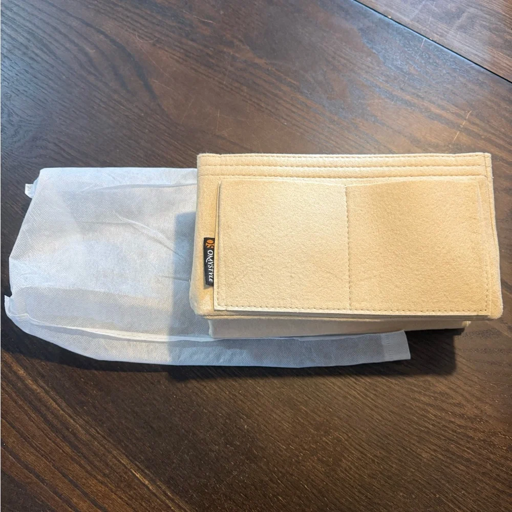 Felt Beige Handbag Organizer NWT